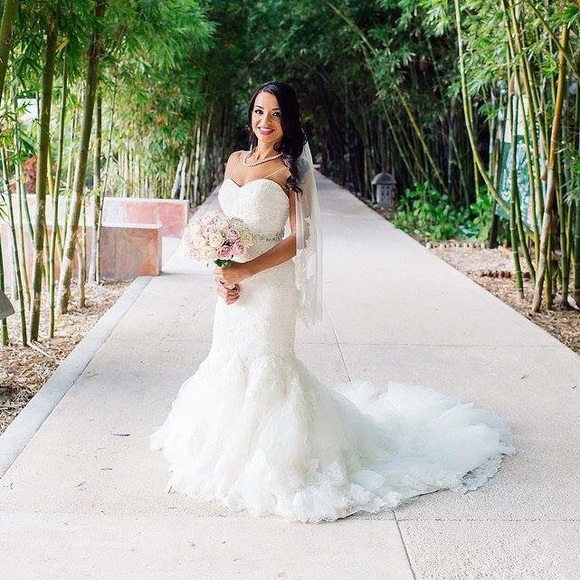 Maggie Sottero Mermaid corset ADALEE wedding dress - Picture 3 of 8